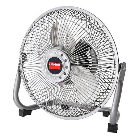 Dayton 855EA3 - Circulating Fan,9in Dia,Silver,Plug-In