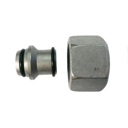 Brennan Industries D0304-C-L12 - L12 DIN Tube Nut and Insert In Steel