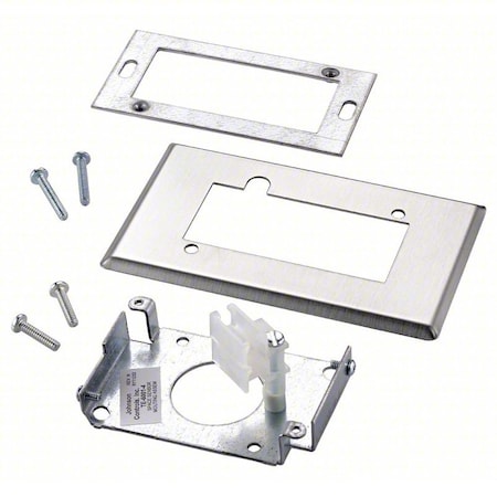 Johnson Controls TE-6001-4 - Temperature Sensor Wall Mount Plate, Gray