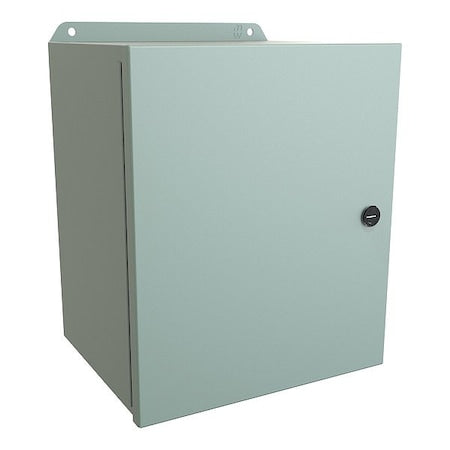 Hammond EJ12108 - Latches Electrical Enclosure, 12 in H, 8 in D, 10 in W, 12, 13, 3 R, 4, Steel