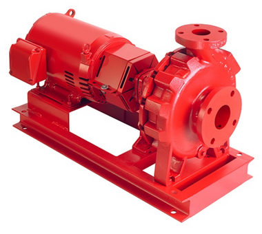 Armstrong 4030 Series 5 HP 3x2x10 base mounted end-suction pump unit