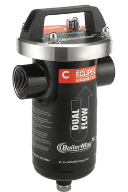 BoilerMag BMXL/NPT stainless steel commercial magnetic dirt and air separator unit
