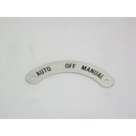 Rees 09005052 - Standard Legend Plate,Auto-Off-Manual