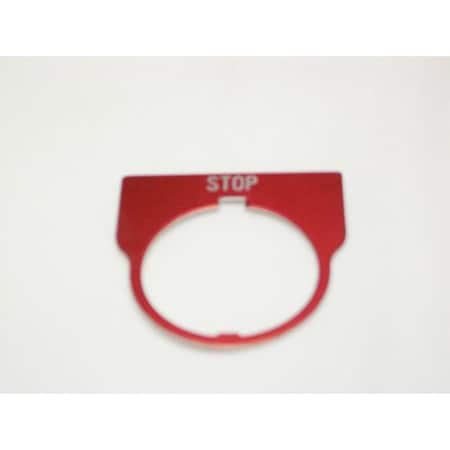 Rees 09013003 - Standard Legend Plate,Stop