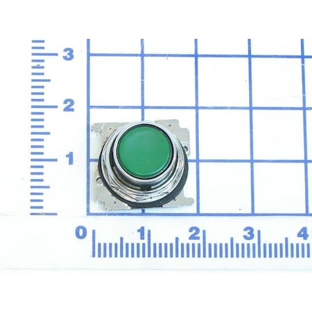 Poweramp 0961-0002 - Push Buttons,Push Button,Green