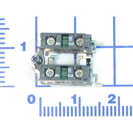 Poweramp 0961-0295 - Contact Blocks,Contact Block W/Base 2 N