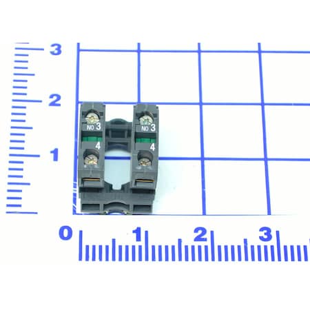 Poweramp 0961-0343 - Contact Blocks,Contact Block W/Base 2 N