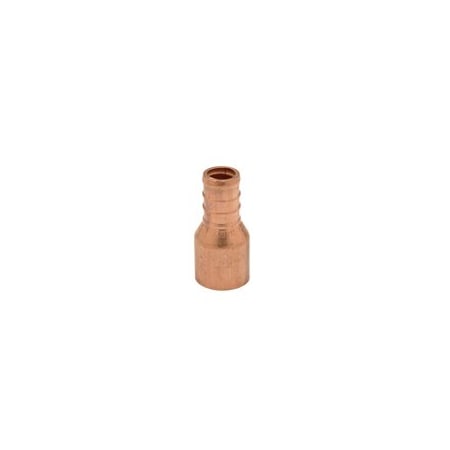 Zurn QQ650CX - Straight, Copper, 1/2 in, Barbed 1/2 in