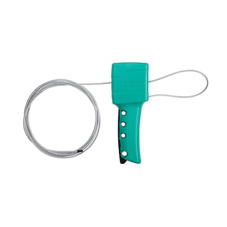 Brady 170378 - Cable Lockout,1/8" Dia.,8 ft L,Clear