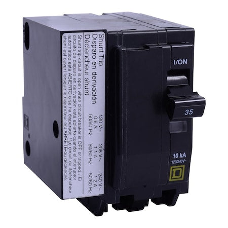 Square D QO260VH1021 - Miniature Circuit Breaker, 60 A, 2 Pole, 120/240 V AC, 22k A at 120/240 V AC