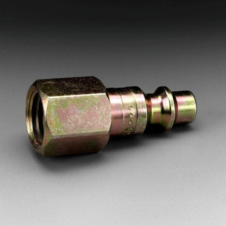 3M W-3279-2 - Plug, 1/4" Body Size, 1/4" FPT, Quick Connect Air Coupling Material: Brass