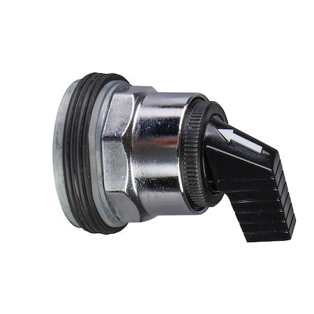 Schneider Electric 9001KS46FB - Selector switch head, Harmony 9001 K, metal, long handle, black, 30mm, 3 positions, stay put