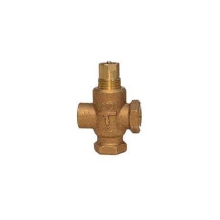 Siemens 599-01134 - Mixing Valve, 24 VAC, 3-Way, 34 Degrees to 122 Degrees F, 1/2" Inlet Size