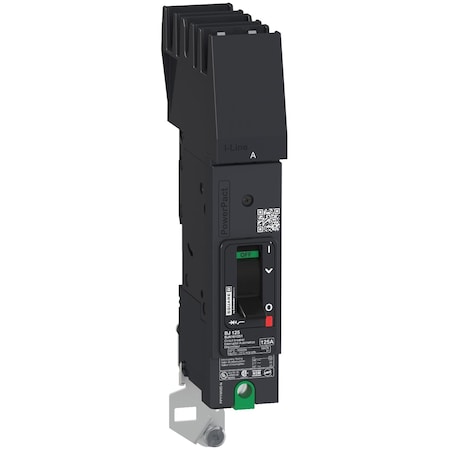 Square D BGA160203 - Molded Case Circuit Breaker, POWERPACT B Series, 20 A, 1 Pole, 347/600 V AC, 65k A at 240 V AC, B Curve