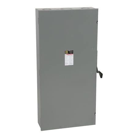 Square D DU326 - Safety switch, general duty, non fusible, 600 A, 3 pole, 3 wire, 150hp, 240 VAC, NEMA 1