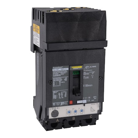 Schneider Electric HJA36100U33X - Molded Case Circuit Breaker, POWERPACT H Series, 100 A, 3 Pole, 600 V AC, 100k A at 240 V AC