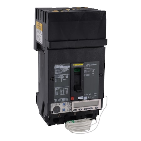 Schneider Electric HJA36100U54X - Molded Case Circuit Breaker, POWERPACT H Series, 100 A, 3 Pole, 600 V AC, 100k A at 240 V AC