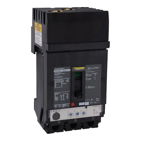Square D HRA36060U31X - Molded Case Circuit Breaker, POWERPACT H Series, 60 A, 3 Pole, 600 V AC, 200k A at 240 V AC
