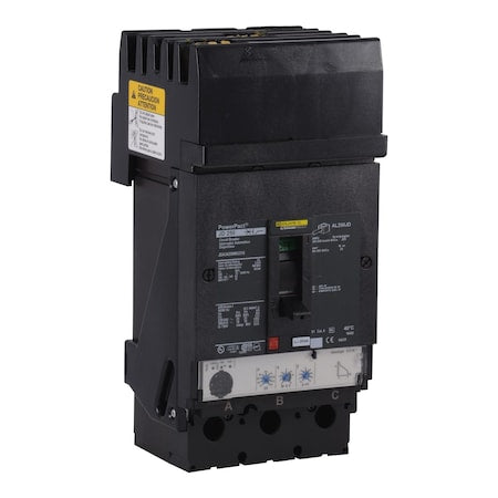Schneider Electric JJA34250WU31X - Molded Case Circuit Breaker, POWERPACT J Series, 250 A, 3 Pole, 277/480 V AC, 100k A at 240 V AC