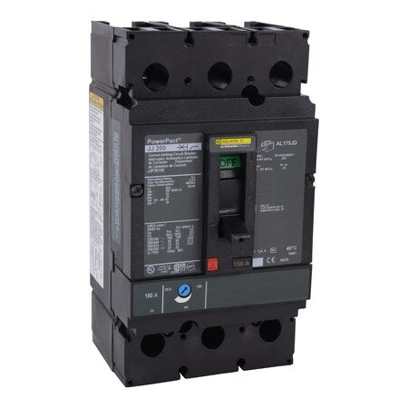 Square D JJP36200 - Molded Case Circuit Breaker, POWERPACT J Series, 200 A, 3 Pole, 600 V AC, 100k A at 240 V AC