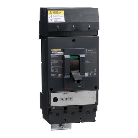 Square D LDA36600U31X - Molded Case Circuit Breaker, POWERPACT L Series, 600 A, 3 Pole, 600 V AC, 25k A at 240 V AC