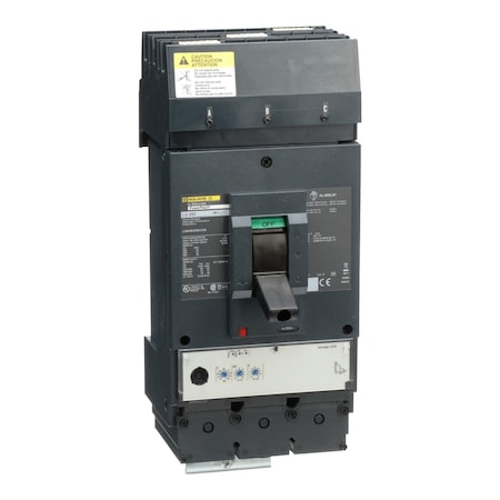 Square D LGA36250U33X - Molded Case Circuit Breaker, POWERPACT L Series, 250 A, 3 Pole, 600 V AC, 65k A at 240 V AC