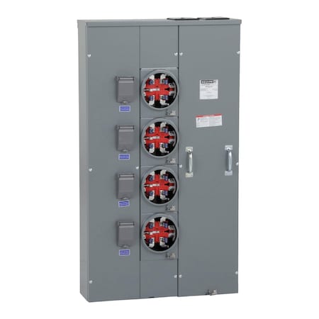 Square D MPH64200 - Meter Main, MPH, 120/240 V AC, Main Lug, 1 Phase