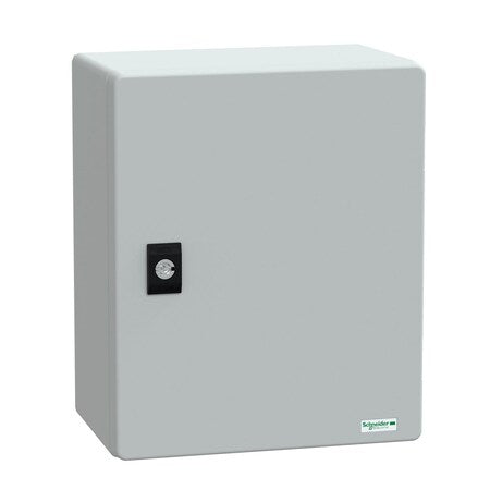 Schneider Electric NSYPLM3025G - 2 Point Double Bar Lock Electrical Enclosures, 12.1 in H, 6.3 in D, 10.04 in W, 13,4 X