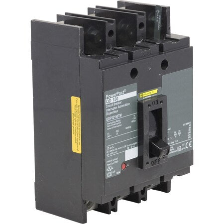 Square D QDP32175TM - Molded Case Circuit Breaker, POWERPACT Q Series, 175 A, 3 Pole, 240 V AC, 25k A at 240 V AC