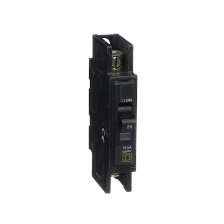 Square D QOU125B - Miniature Circuit Breaker, QO Series, 25 A, 1 Pole, 120/240 V AC, 10k A at 120/240 V AC