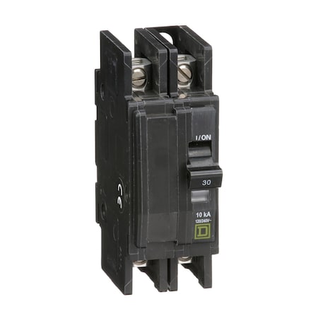 Square D QOU230B - Miniature Circuit Breaker, QO Series, 30 A, 2 Pole, 120/240 V AC, 10k A at 120/240 V AC
