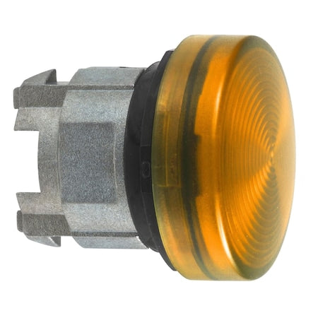 Schneider Electric ZB4BV05S - Head for pilot light, Harmony XB4, orange, 22 mm with grooved lens BA9s bulb