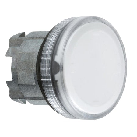 Schneider Electric ZB4BV07S - Head for pilot light, Harmony XB4, clear, 22 mm with grooved lens BA9s bulb