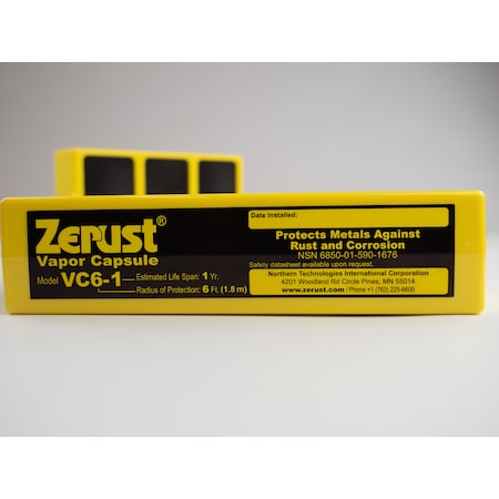Zerust 375-M-00004 - Zerust VC6-1 VCI Vapor Capsule, 4/C,PK4