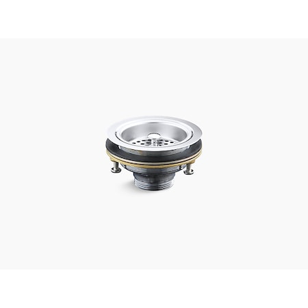 Kohler K-8799-CP - Duostrainer(R) Sink Strainer, Less Tailpiece