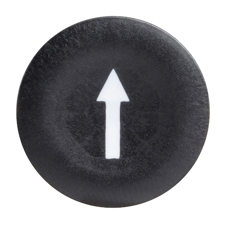 Schneider Electric ZBA335 - Push button cap, Harmony XB4, for 22mm push button, plastic, black, marked DOWN ARROW