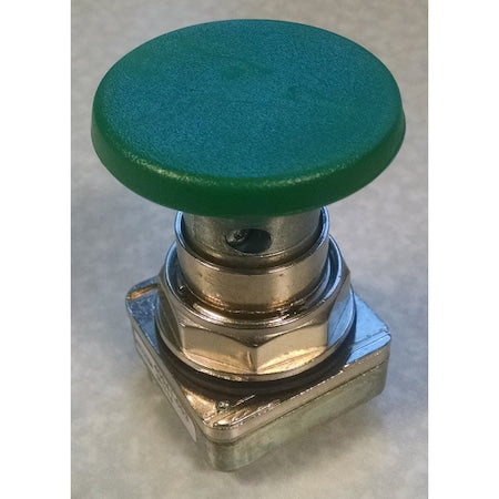 Rees 40041003 - Push Buttons Mushroom Plunger,Green,30mm