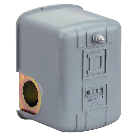 Telemecanique Sensors 9013FSW29J21 - Pressure Switch, Standard, DPST, 1 Ports, 1/4" MNPT, 20 to 65 psi Range, Polypropylene