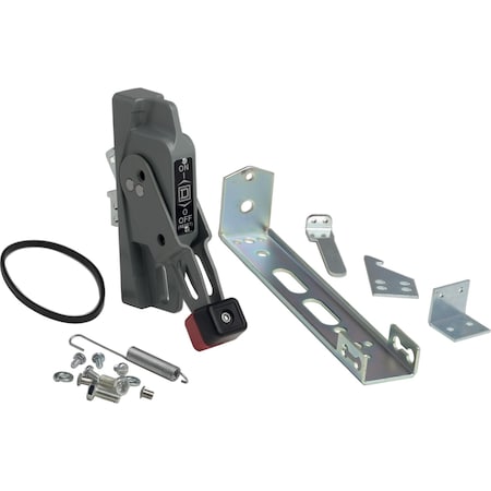 Square D 9422A4 - Operating mechanism, flange mounted, variable depth, handle mechanism, 4in handle, NEMA 4 X enclosure