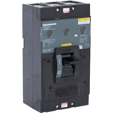 Square D LHL36000MV - Molded Case Circuit Breaker, LEGACY MCCB Series, 400 A, 3 Pole, 600 V AC, 65k A at 240 VAC