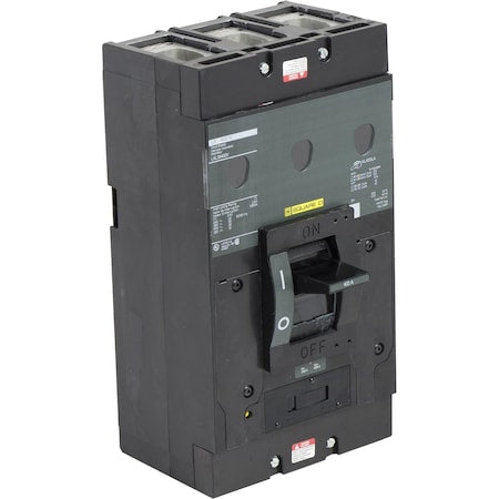 Square D LAL36400V - Molded Case Circuit Breaker, LEGACY MCCB Series, 400 A, 3 Pole, 600 V AC, 42k A at 240 VAC