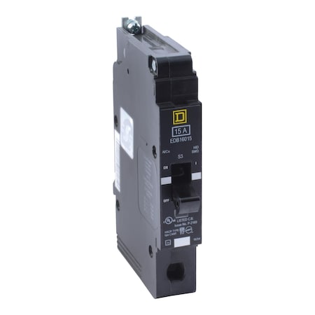 Square D EDB16025 - Miniature Circuit Breaker, E FRAME Series, 25 A, 1 Pole, 600 V AC, 25k A at 120 V AC