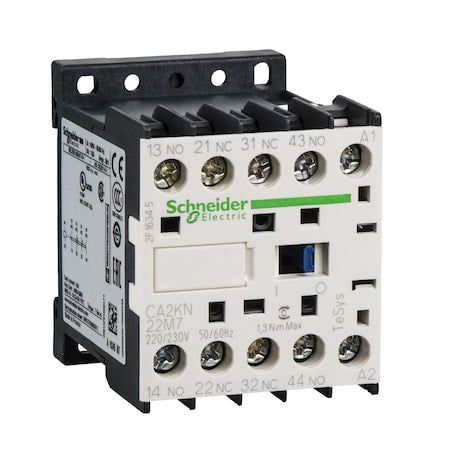 Schneider Electric CA2KN22M7 - Control Relay 600 Vac 10 Amp Iec +Options