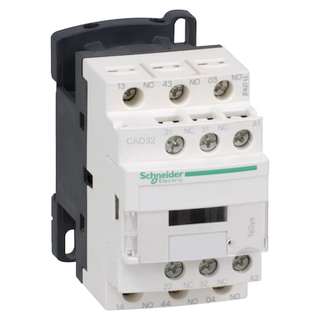 Schneider Electric CAD32FD - Te Sys Deca control relay - 3 NO + 2 NC - <= 690 V - 110 V DC standard coil