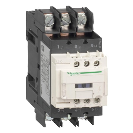 Schneider Electric LC1D40A6B7 - IEC Magnetic Contactor, 1 NC/1 NO, 24 V AC, 3 P, Non-Reversing, Box Lug