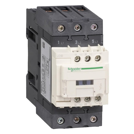 Schneider Electric LC1D50AM7 - IEC Magnetic Contactor, 1 NC/1 NO, 220 V AC, 3 P, Non-Reversing, Screw Clamp