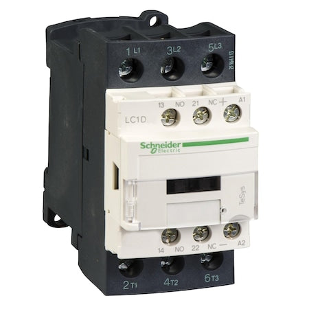 Schneider Electric LC1D256BD - IEC Magnetic Contactor, 1 NC/1 NO, 24 V DC, 3 P, Non-Reversing, Box Lug