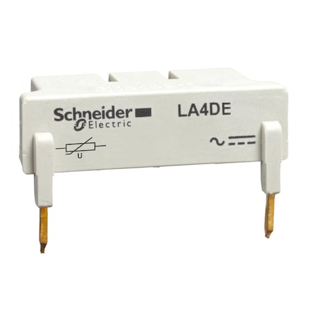 Schneider Electric LA4DE2E - Suppressor module, Te Sys Deca, varistor, 24 to 48 VAC