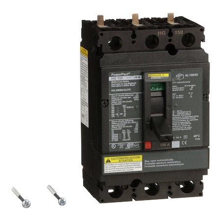 Square D HGL36000S15LUYE - Switch, 600 V AC, 150 A, 3 Poles