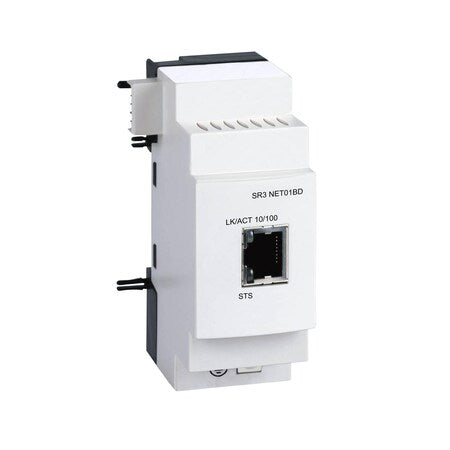 Schneider Electric SR3NET01BD - Communication interface, Zelio Logic SR2 SR3, Ethernet, for SR3 24 V DC, smart relay